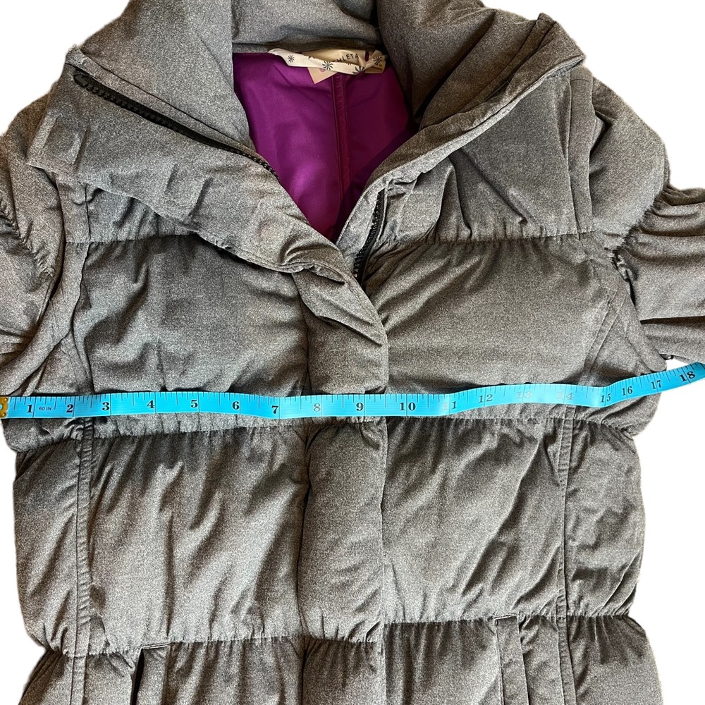Athleta Limber convertible Goose Down Jacket gray size XS - Picture 5 of 15
